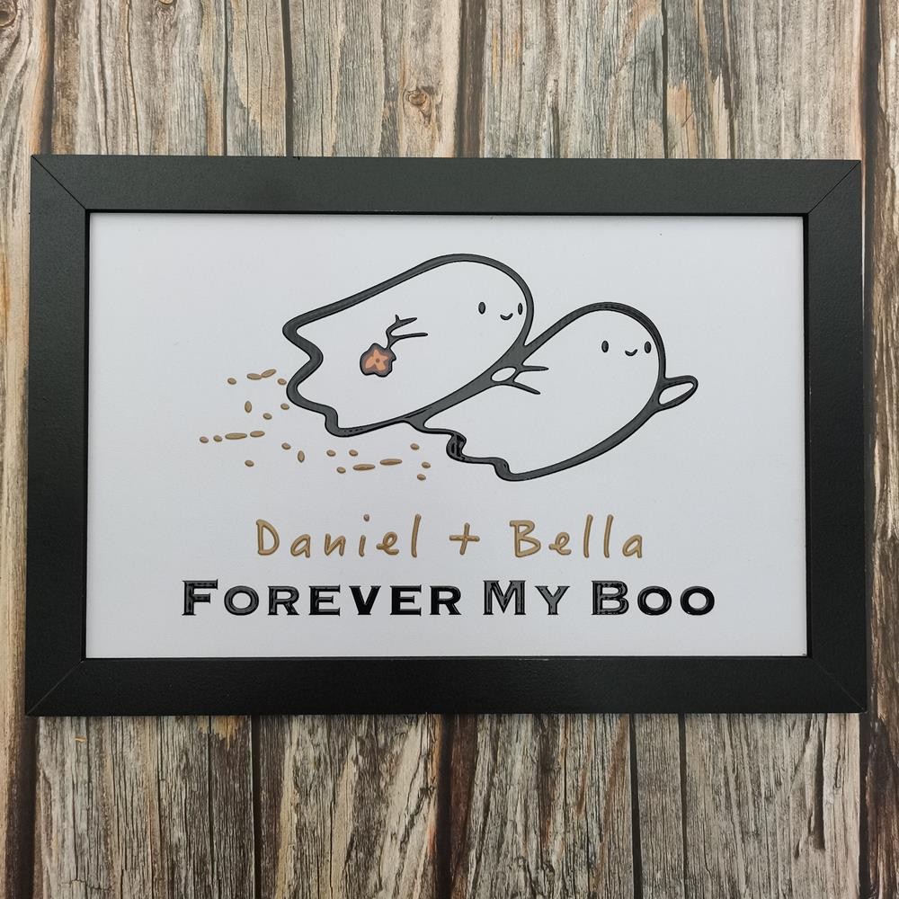 Forever My Boo Couples - Cartel de Halloween para decoración de interiores