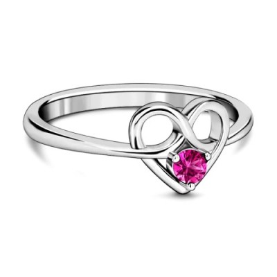 Anillo para madre Infinity Love Promise Plata